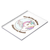 Je kunt beter geloven dat Unicorns lezen Notitieboek (Linkerzijde)