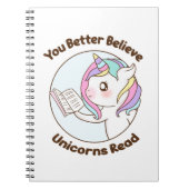 Je kunt beter geloven dat Unicorns lezen Notitieboek (Voorkant)