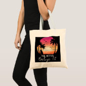 Je kunt beter het grappige Belize Vacation T-shirt Tote Bag (Voorkant (product))