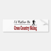 Je kunt beter over land zoeken bumpersticker (Voorkant)