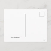 Je kunt beter uitkijken - wc-haai feestdagenkaart (Achterkant)