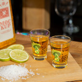Je kunt Cactus Cartoon Mexican Tequila zingen Shot Glas
