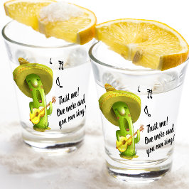 Je kunt Cactus Cartoon Mexican Tequila zingen Shot Glas