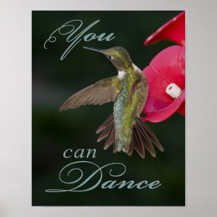 Je kunt Dance Hummingbird Poster