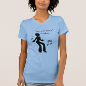 "Je kunt dansen" ( wodka leugens ) grappige slogan T-shirt (Voorkant)