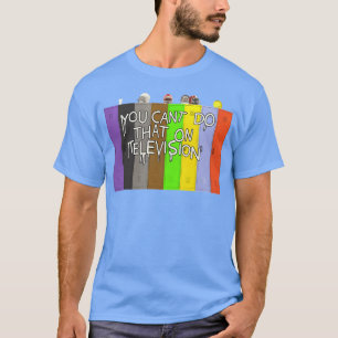 Je kunt dat niet doen op televisie Locker Room vri T-shirt