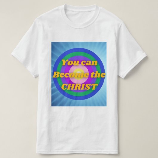 Je kunt de Christus worden T-shirt (Design voorkant)