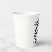 Je kunt de liefde redden papieren bekers (Rechts)