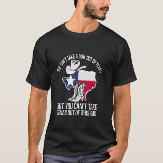Je Kunt de Meid uit Texas Halen Funny Texas VS T-shirt