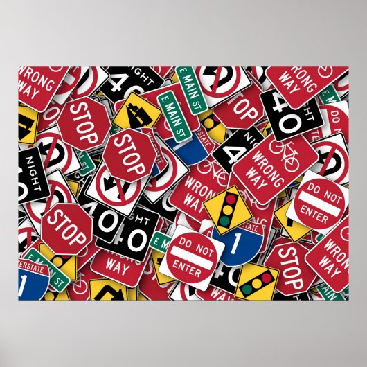 Je kunt de signalen niet lezen poster (Voorkant)