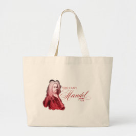 Je kunt deze klassieke componist niet verhandelen. grote tote bag