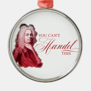 Je kunt deze klassieke componist niet verhandelen. metalen ornament