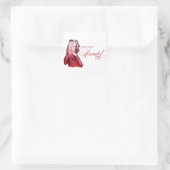 Je kunt deze klassieke componist niet verhandelen. vierkante sticker (Tas)