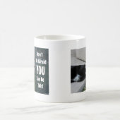 Je kunt deze leuke motivatie slogan doen koffiemok (Center)