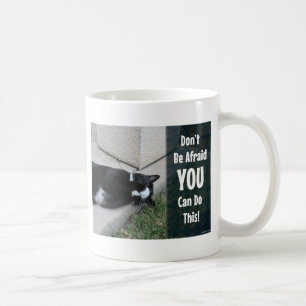 Je kunt deze leuke motivatie slogan doen koffiemok