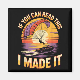Je kunt deze parasailer-paragliding-boot lezen P Magneet