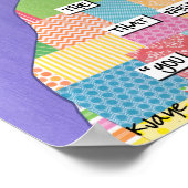 Je kunt dit doen - Kunst voor meisjes en vrouwen Poster (Hoek)