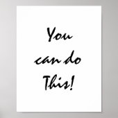 Je kunt dit doen! poster (Voorkant)