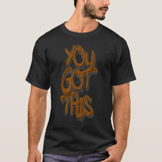 Je Kunt Dit Graffiti Motiverende Straatkunst Desi T-shirt