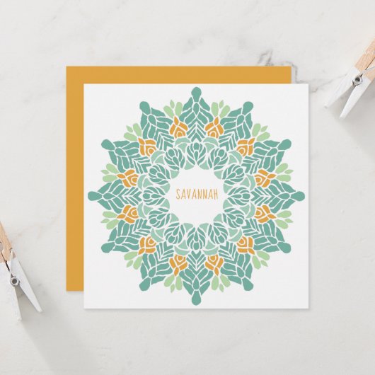 Je kunt dit kaart (Voorkant / Achterkant in situ)