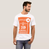 Je kunt dit shirt niet 3D afdrukken! (Voorkant volledig)