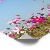 Je kunt dit soort bloemen en neon doen poster (Hoek)