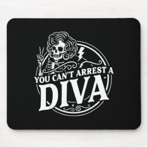 Je Kunt Diva Sy Skelet Vredesteken Goth G Niet Arr Muismat