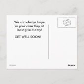 Je kunt domheid niet genezen. briefkaart (Achterkant)