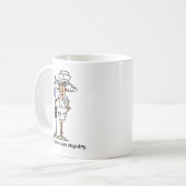 Je kunt domheid niet genezen. koffiemok (Voorkant links)