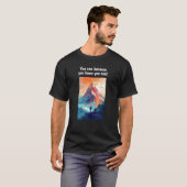 Je kunt (donker) T-shirt (Voorkant volledig)