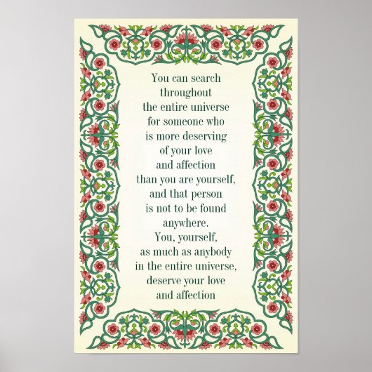 Je kunt door het hele universum zoeken poster (Voorkant)