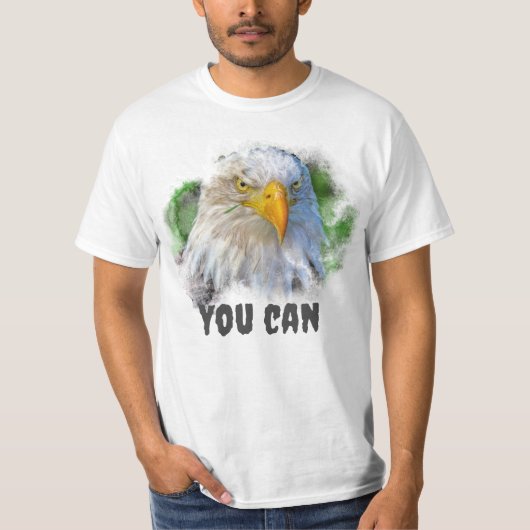 Je kunt Eagle mannen-shirt T-shirt (Voorkant)