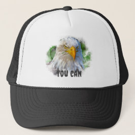 Je kunt Eagle mannen Trucker Hat Pet