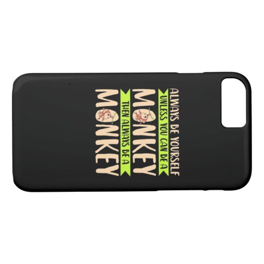 Je kunt een aap zijn Case-Mate iPhone case (Achterkant (Horizontaal))