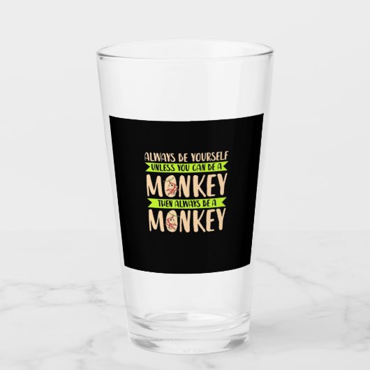 Je kunt een aap zijn glas (Voorkant)