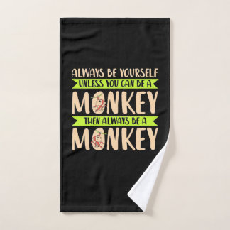 Je kunt een aap zijn handdoek