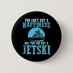 Je kunt een geluks water sport jetski jet niet kop ronde button 5,7 cm