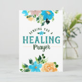 Je kunt een hellende gebed sturen kaart (Staand voorkant)