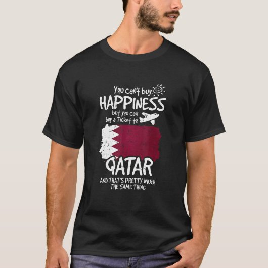 Je kunt een ticket Qatar kopen T-shirt (Voorkant)