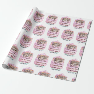Je kunt er taart van maken en het eten cadeaupapier