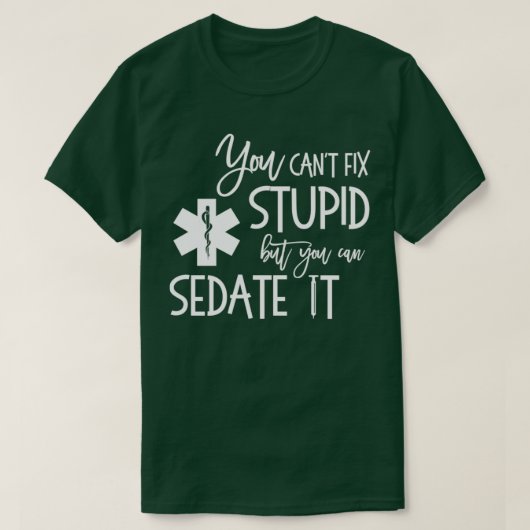 Je kunt Fix Stomme maar wel de AMR Paramedi overdr T-shirt (Design voorkant)