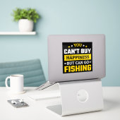 JE KUNT GAAN VISSEN STICKER (Laptop op bureau)