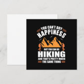 Je kunt gaan wandelen en geluk kopen kaart (Voorkant / Achterkant)