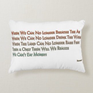 Je kunt geen Accent Pillow eten Kussen