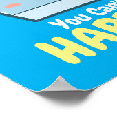  Je kunt geen geluk afdrukken Poster (Hoek)