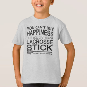 Je kunt geen geluk kopen Funny Lacrosse T-Shirt