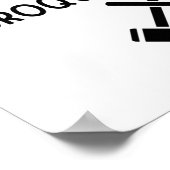 Je kunt geen geluk kopen, maar je kunt een croquet poster (Hoek)