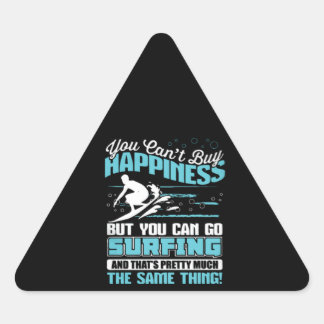 Je kunt geen geluk kopen, maar je kunt naar Surf g Sticker