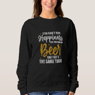Je kunt geen geluk kopen, maar je kunt wel bier al trui