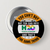 Je kunt geen geluk kopen ronde button 7,6 cm (Voorkant /achterkant)